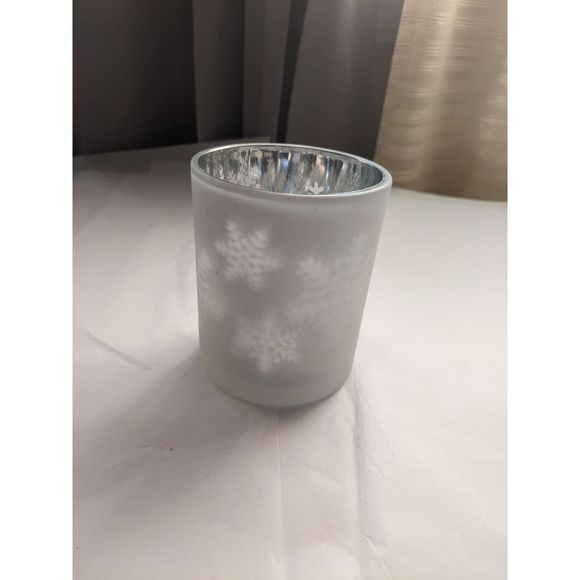 Set of 3 Slatkin & Co BBW Snowflake Dancing Tea Light Holder - Picture 5 of 8